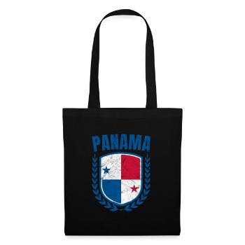 Panama - Stoffbeutel - Schwarz - Vorne