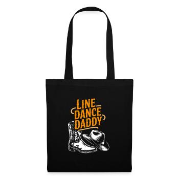 Danse en ligne Papa Mon papa danse Danse en ligne - Sac en tissu - noir - Devant