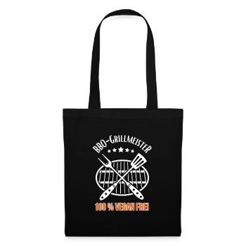 BBQ Grill Master 100% Vegan Free - Tote Bag - black - Front