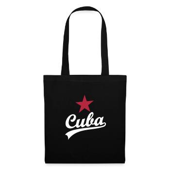 CUBA A - Stoffbeutel - Schwarz - Vorne
