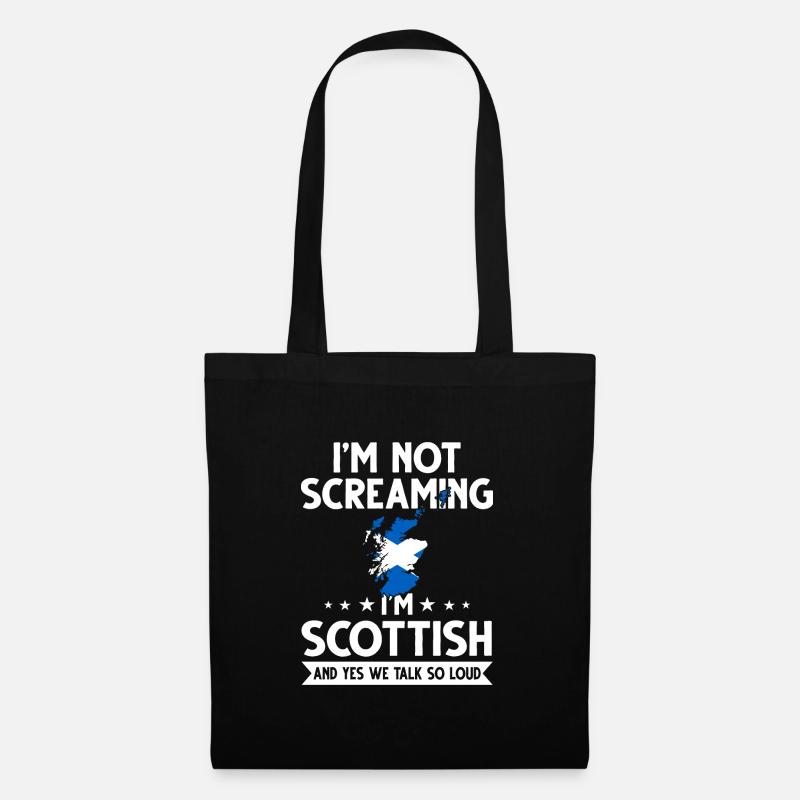 Schottland Schottland Urlaub Geschenk - Stoffbeutel - Schwarz