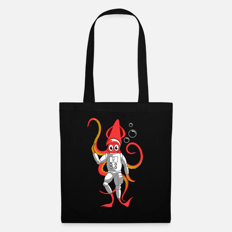 Squid Disguise - Stoffbeutel - Schwarz