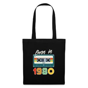 Born in 1980 - Tote Bag - black - Front