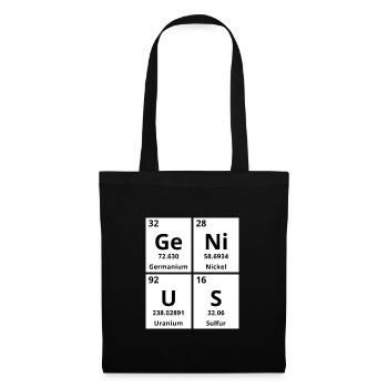 Genius - Tote Bag - black - Front