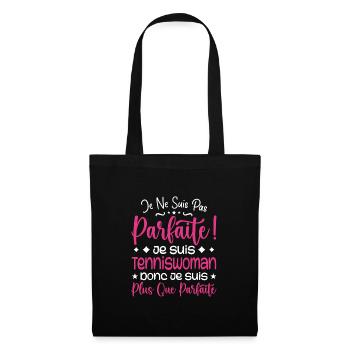 A more than perfect tennis player, a dream job - Tote Bag - black - Front