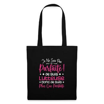 Une Lutteuse plus que parfaite, métier de rêve - Sac en tissu - noir - Devant
