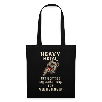 Heavy Metal Music - Stoffbeutel - Schwarz - Vorne