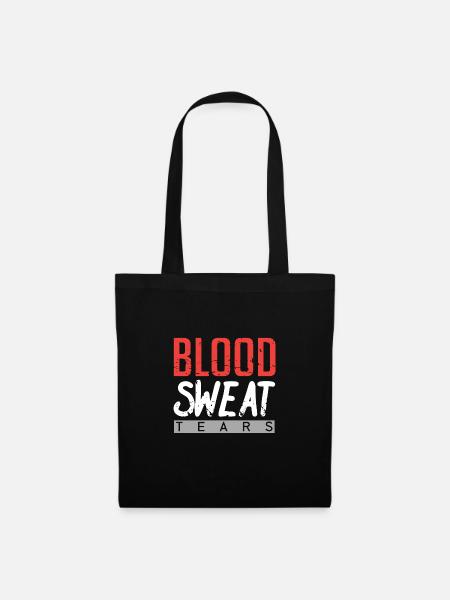 Blood Sweat and Tears - Stoffbeutel - Schwarz