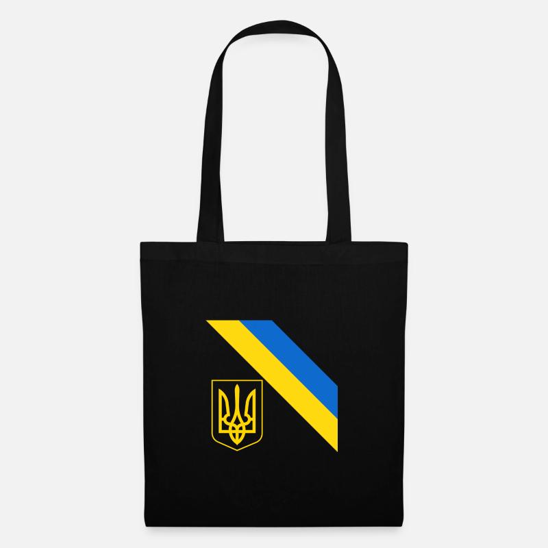 Ukrainisch - Stoffbeutel - Schwarz