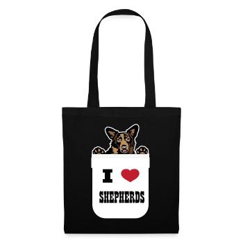 Dog Dogs Dog lovers Dog owners - Tote Bag - black - Front