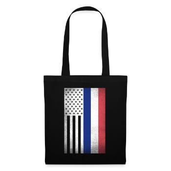 Frankreich Design für französische Amerikaner - Stoffbeutel - Schwarz - Vorne