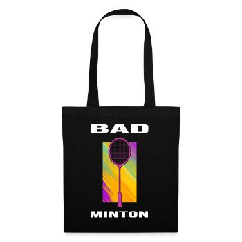 Badminton Badminton Raquette de badminton - Sac en tissu - noir - Devant