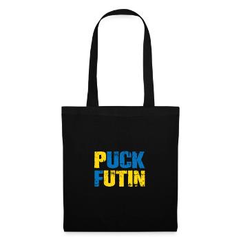 puck futin - Stoffbeutel - Schwarz - Vorne