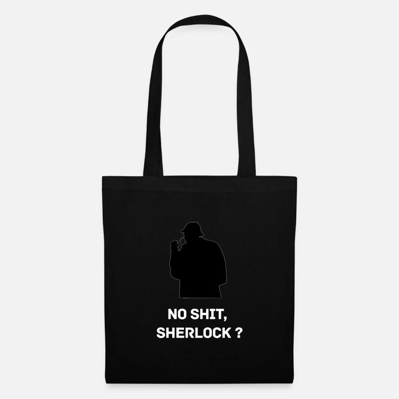 Sherlock? - Stoffbeutel - Schwarz