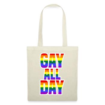 Gay All Day - Tote Bag - nature - Front