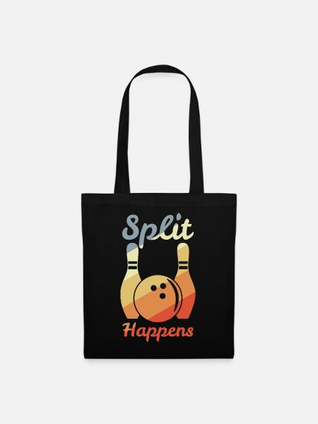 Split Happens - Stoffbeutel - Schwarz