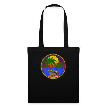 Reggae Lion Palm Beach - Tote Bag - black - Front