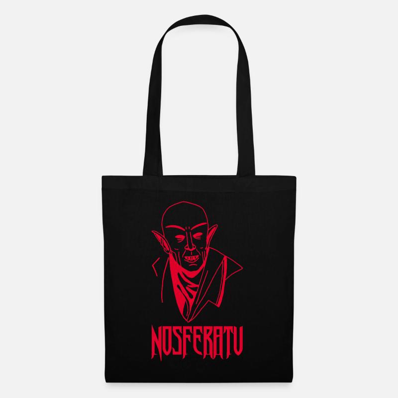 Nosferatu der Vampir (Rot) - Stoffbeutel - Schwarz
