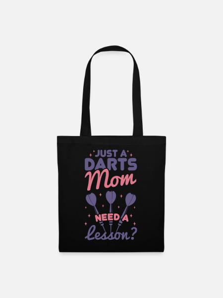 Darts player mother - Tote Bag - black