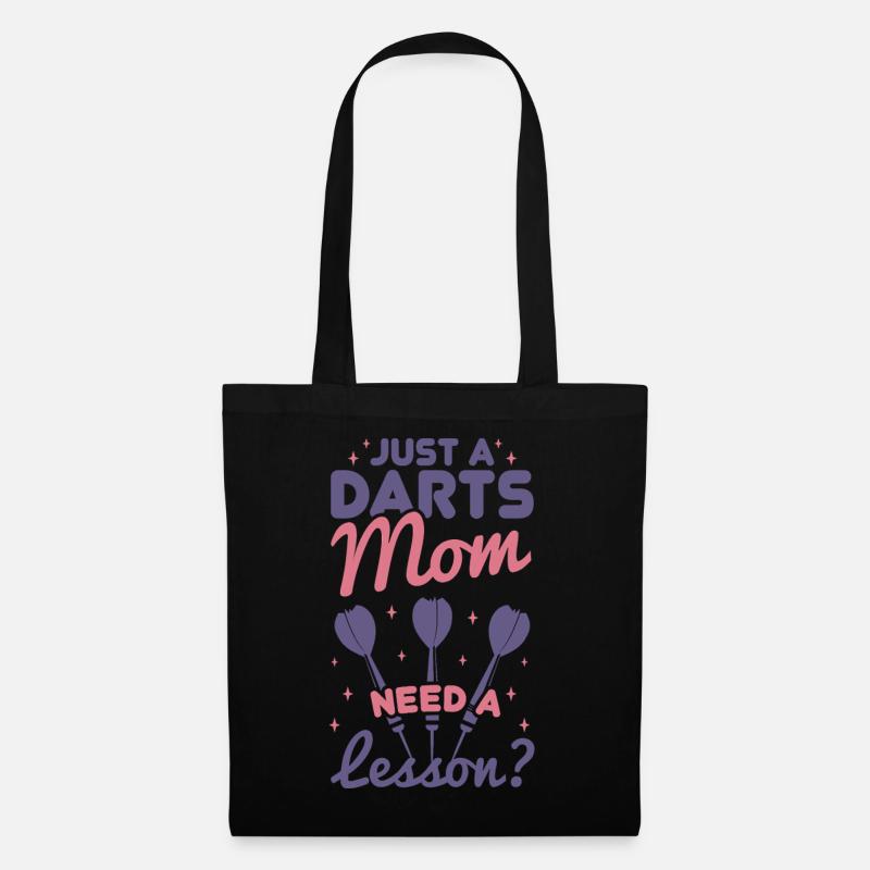Darts player mother - Tote Bag - black