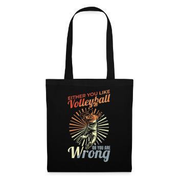 Volleyball Player Funny Joke - Tote Bag - black - Front