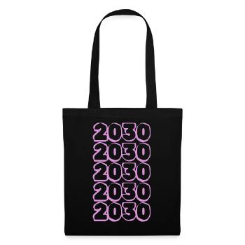 Purple 2030 - Tote Bag - black - Front
