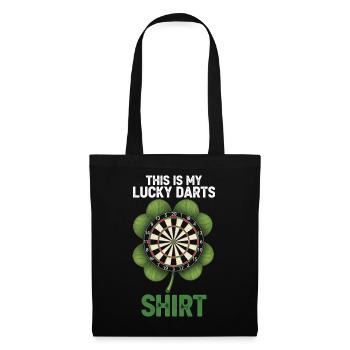 C’est ma chemise Lucky Darts - Sac en tissu - noir - Devant