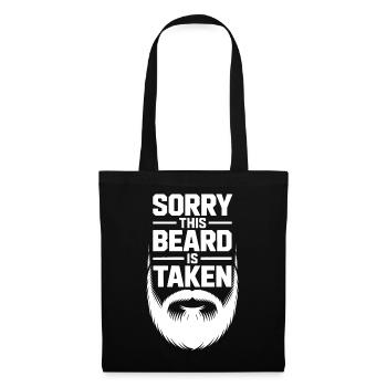Sorry This Beard Is Taken - Tote Bag - black - Front