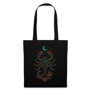 Scorpio Zodiac Sign – Mystical Symbol - Tote Bag - black - Front