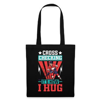 Cross Checking It's How I Hug - Tote Bag - black - Front