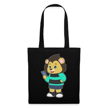 Lion Smartphone - Tote Bag - black - Front
