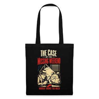 The Case of the Disappeared Weekend - Tote Bag - black - Front