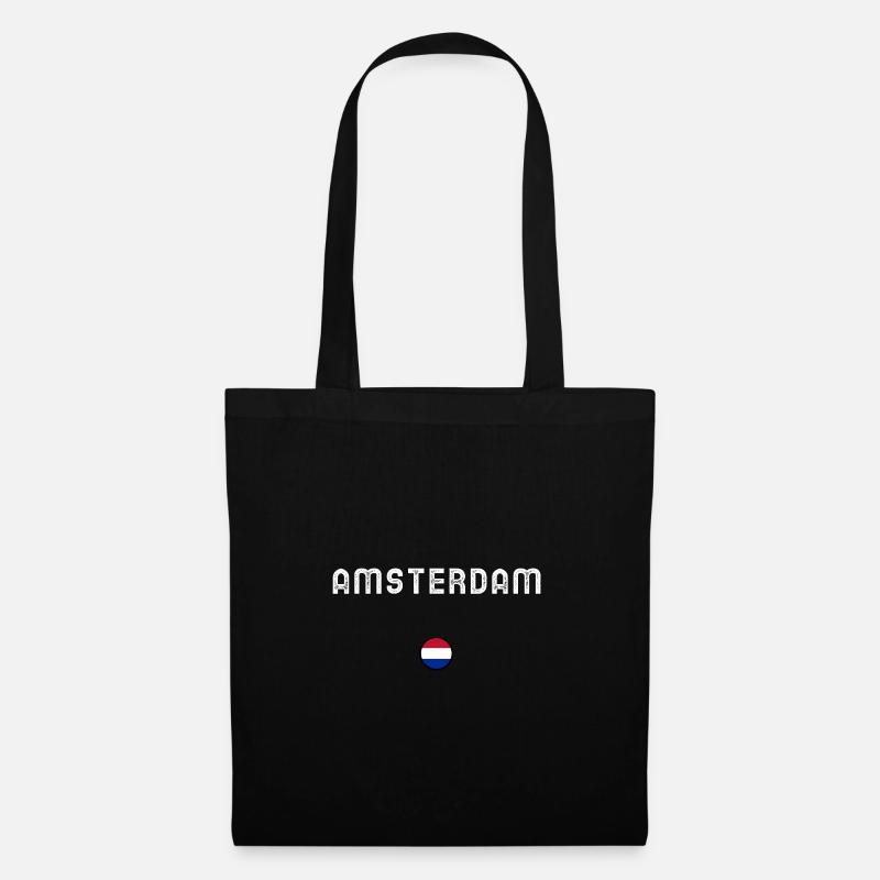 AMSTERDAM - Stoffbeutel - Schwarz