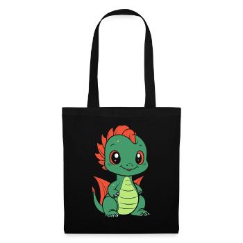 Baby Dragon - Tote Bag - black - Front