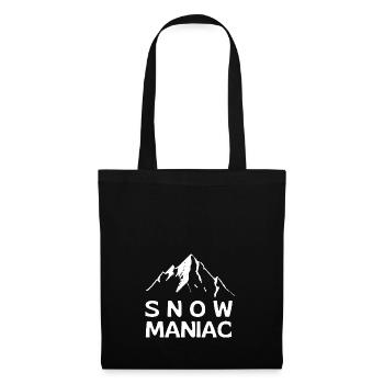 Snow MANIAC - Tote Bag - black - Front