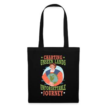 Mapping Unseen Lands Unforgettable Re - Tote Bag - black - Front