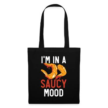 Buffalo Wings Foodie American Food Chicken - Tote Bag - black - Front