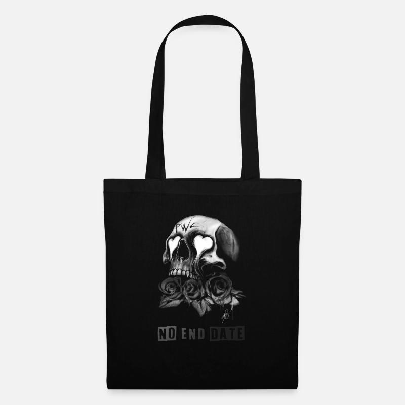 Tee-shirt NO END DATE Peace Will Come - Sac en tissu - noir