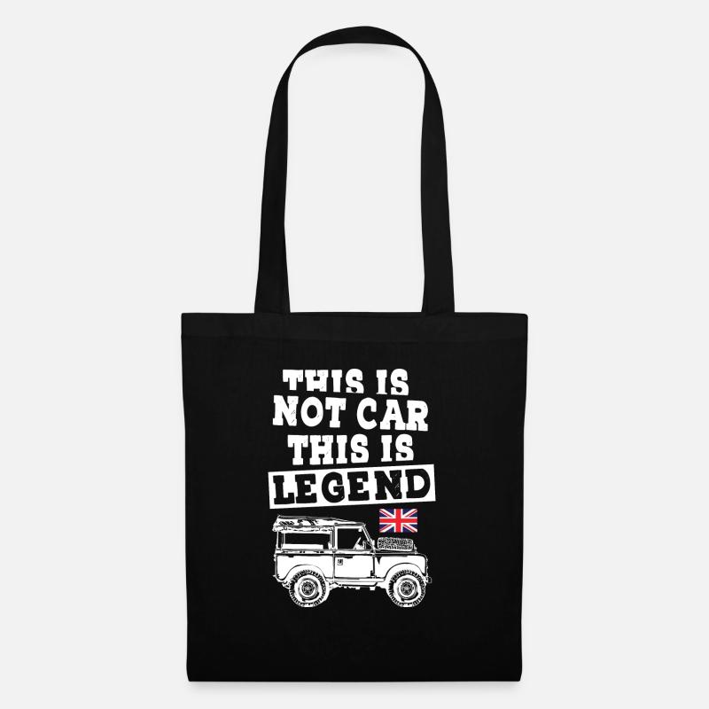 This is not Car This is Legend Landy - Stoffbeutel - Schwarz