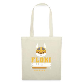 Crypto Floki Millionaire Loading Design - Tote Bag - nature - Front