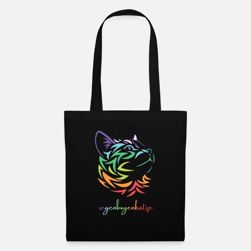 Cat - Stoffbeutel - Schwarz