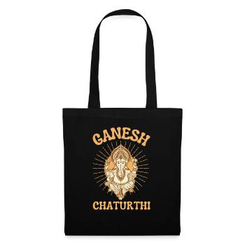 Ganesh Chaturthi Hidouisme - Sac en tissu - noir - Devant