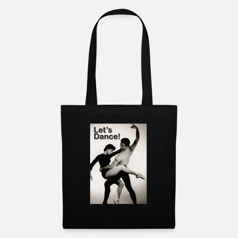 Let's Dance - Stoffbeutel - Schwarz
