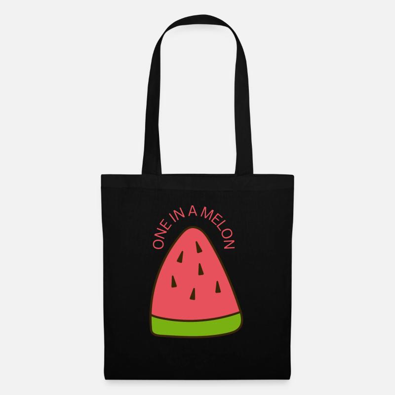 One in a melon - Stoffbeutel - Schwarz