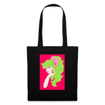 Héroïne (rose) - Sac en tissu - noir - Devant