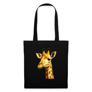 Giraffe Head Gift - Tote Bag - black - Front