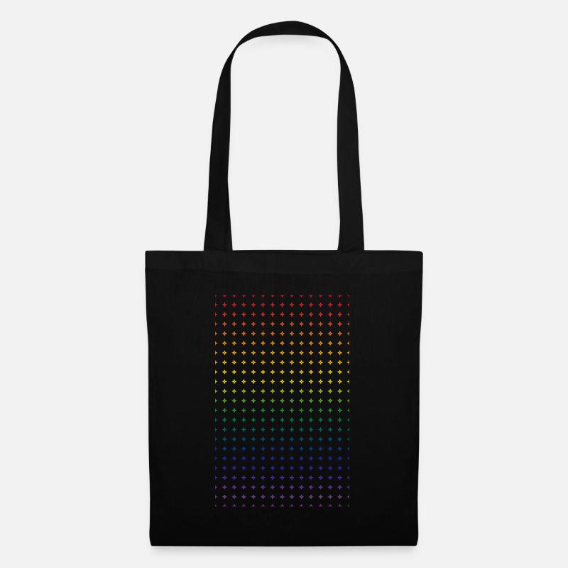LGBT Rainbow Pattern - Tote Bag - black