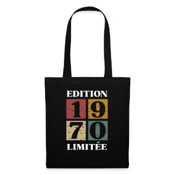 Edition limitée 1970 - 53e anniversaire - Sac en tissu - noir - Devant
