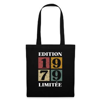 Edition limitée 1979 - 44e anniversaire - Sac en tissu - noir - Devant