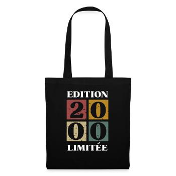 Edition limitée 2000 23e anniversaire - Sac en tissu - noir - Devant